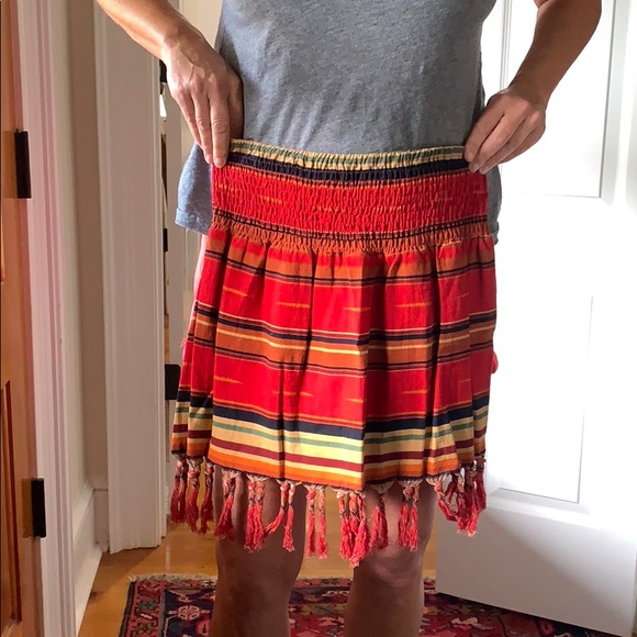 Red striped skirt wet seal - Picture 1 of 4